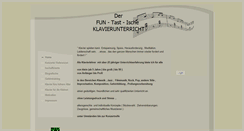 Desktop Screenshot of klavierunterricht-pianohazi.de