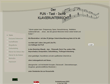 Tablet Screenshot of klavierunterricht-pianohazi.de